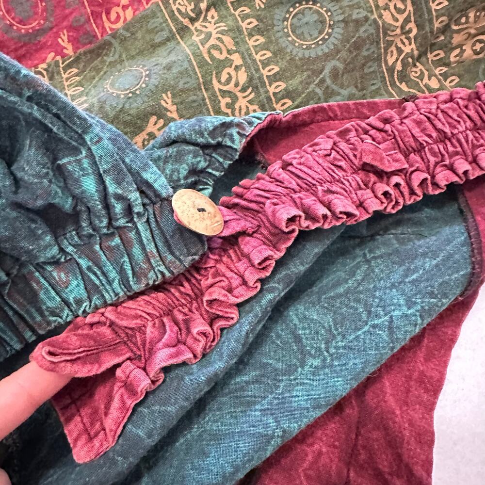 Kathmandu Patchwork Romper Harem Overalls One Siz… - image 4